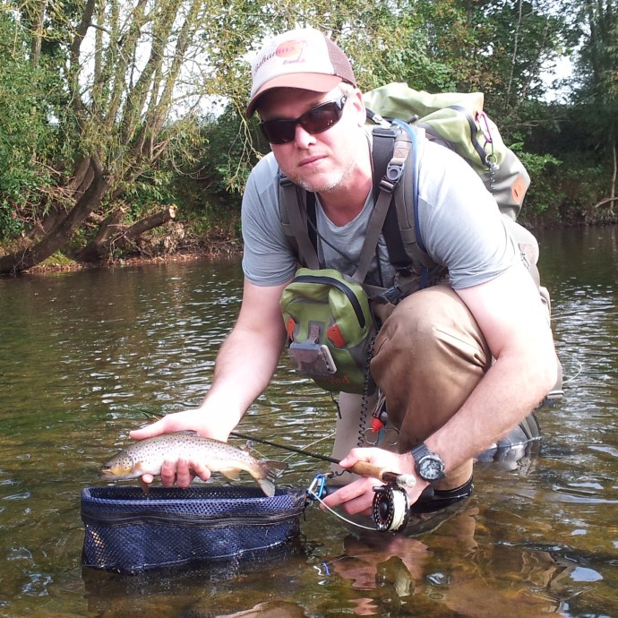 River Usk Trout Fishing