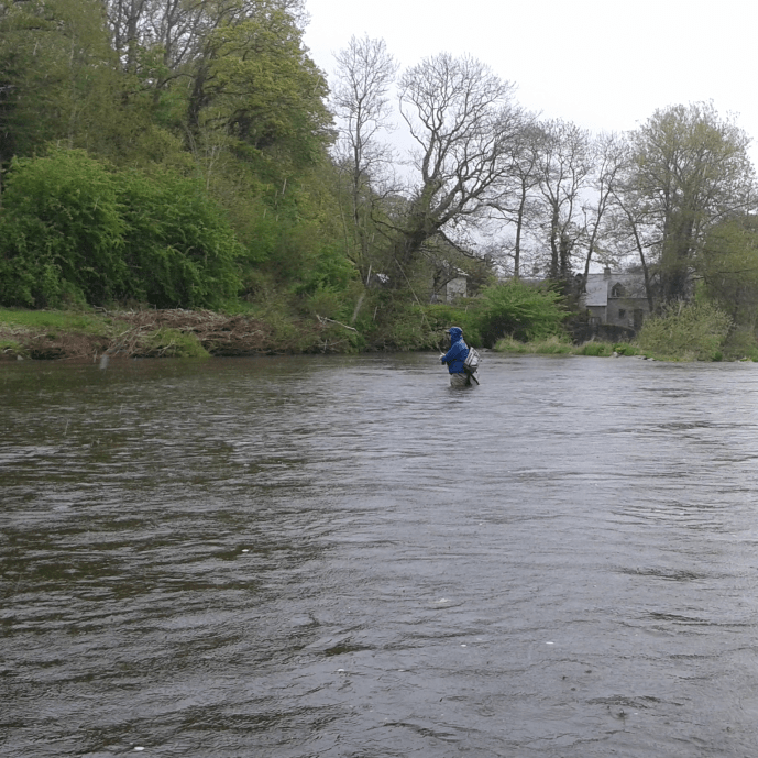 It rains often during a Welsh spring but there's some great fishing to be had - crack on!