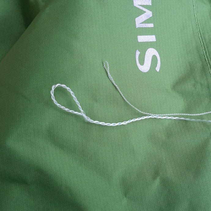 The two very neat loops on the Hemingways Grayling Furled Leader