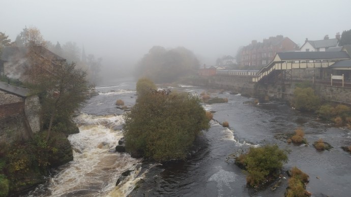 A foggy start to our Welsh grayling adventure