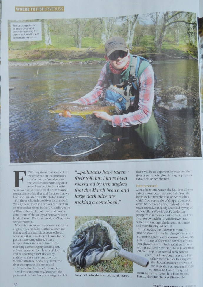Trout Fly Fishing Wales Usk