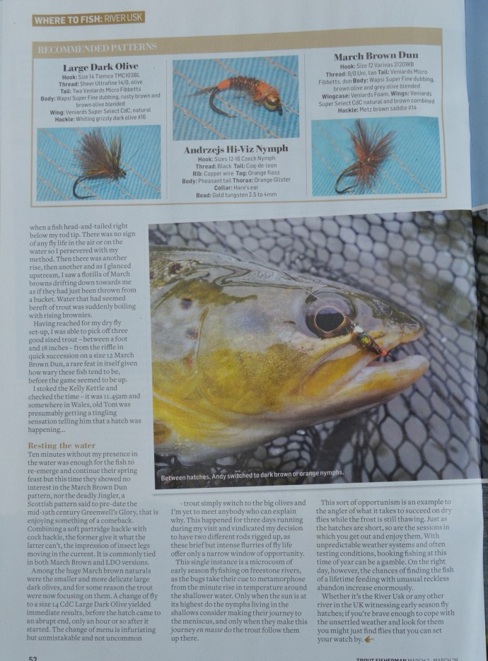 Trout Fly Fishing Wales Usk