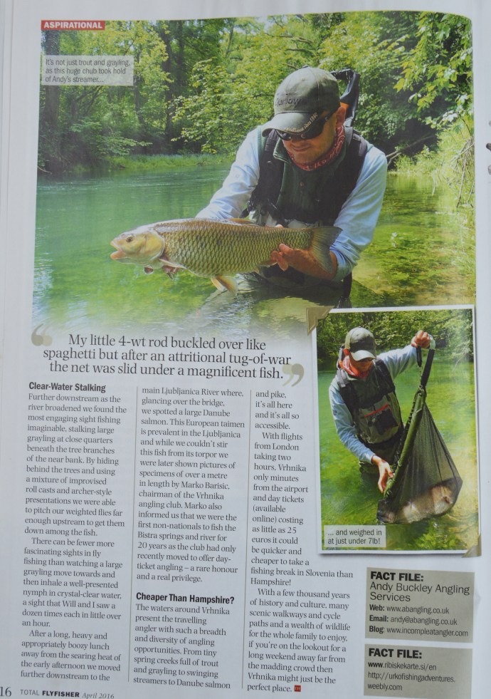 Slovenia Guide Fly Fishing Grayling Trout